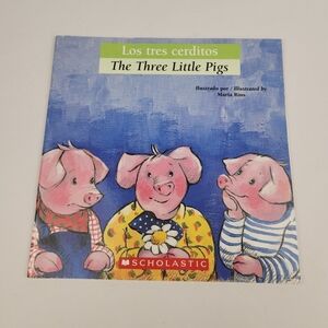 4 For $12 Three Little Pigs Los Tres Cerditos Scholastic Book
